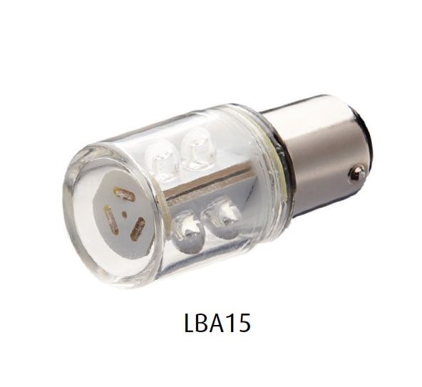 Lámparas led BA15 SERIE 600 Ø22mm - Versión plástico