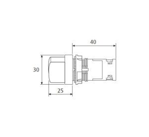 Selector monobloque serie 600