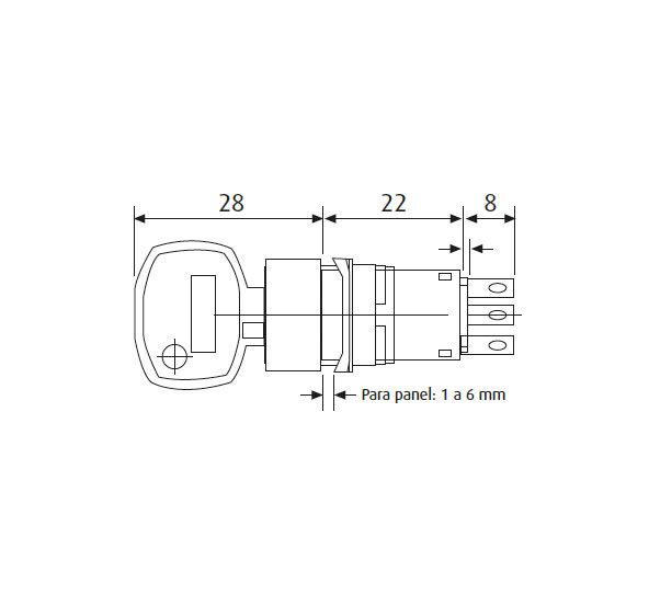 Selectores con llave Serie 400