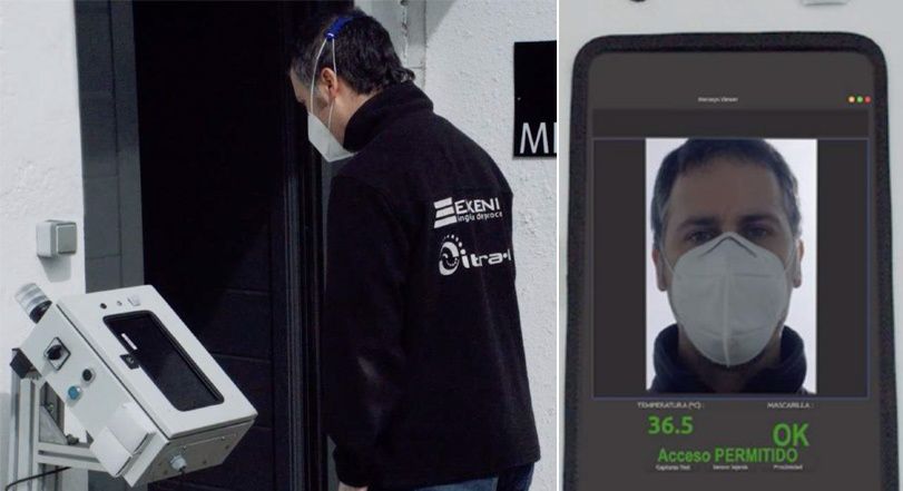 Nueva aplicación de las balizas de señalización frente a la COVID-19 - Ejemplo
